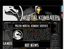 Tablet Screenshot of mortalkombat.pl